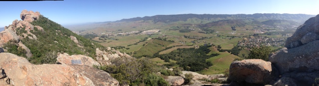 View from Bishop's Peak in San Luis Obispo looking northeast